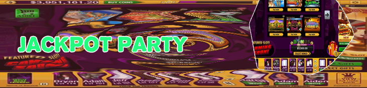 Jackpot party slot machine game