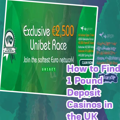 Casino minimum deposit 1 pound